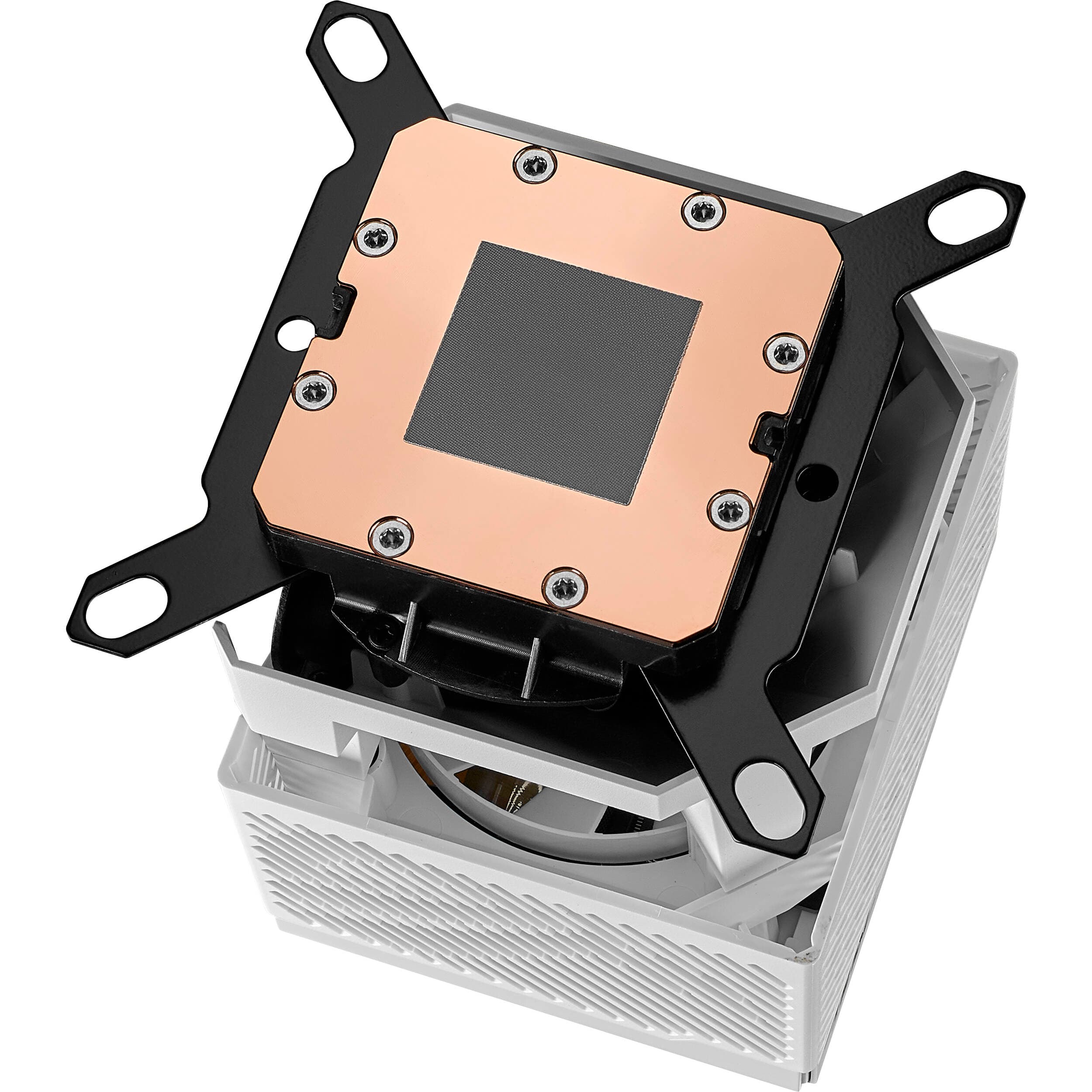 ASUS ROG RYUJIN III WB WHT white CPU water block with 3.5-inch LCD display