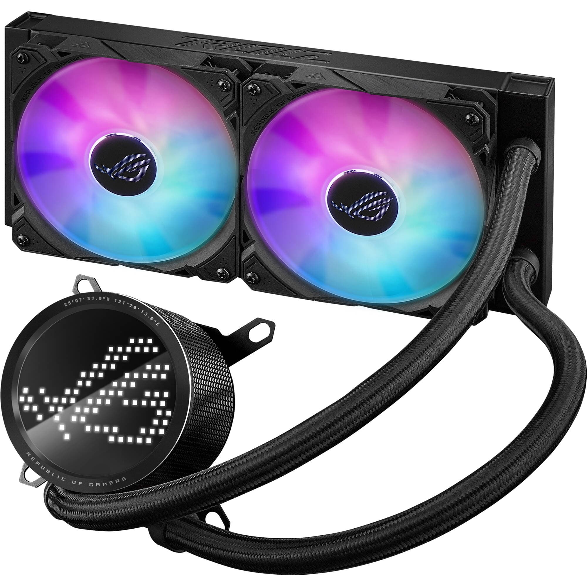 ASUS ROG Ryuo III 240 ARGB AIO CPU Cooler | 240 mm, LCD