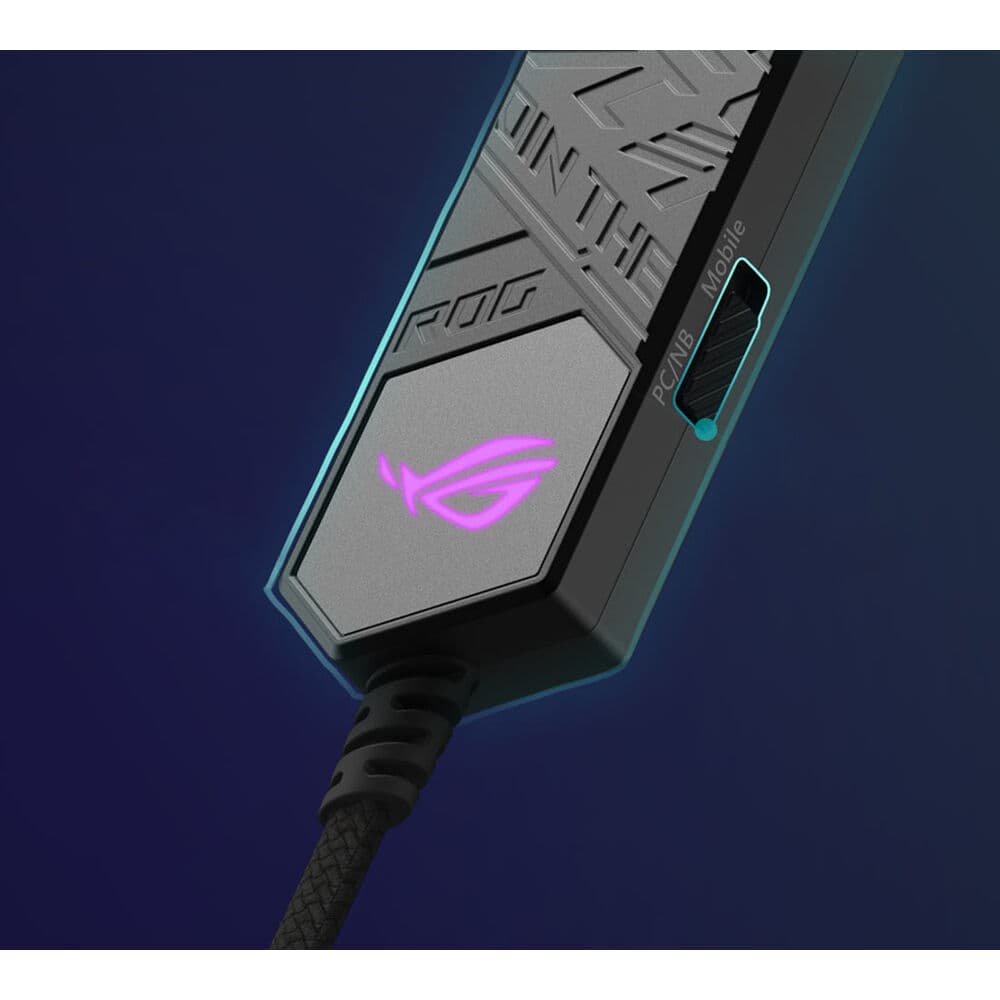 ASUS ROG Clavis USB-C gaming DAC with Aura Sync RGB for PC, PS5, mobile, and Switch