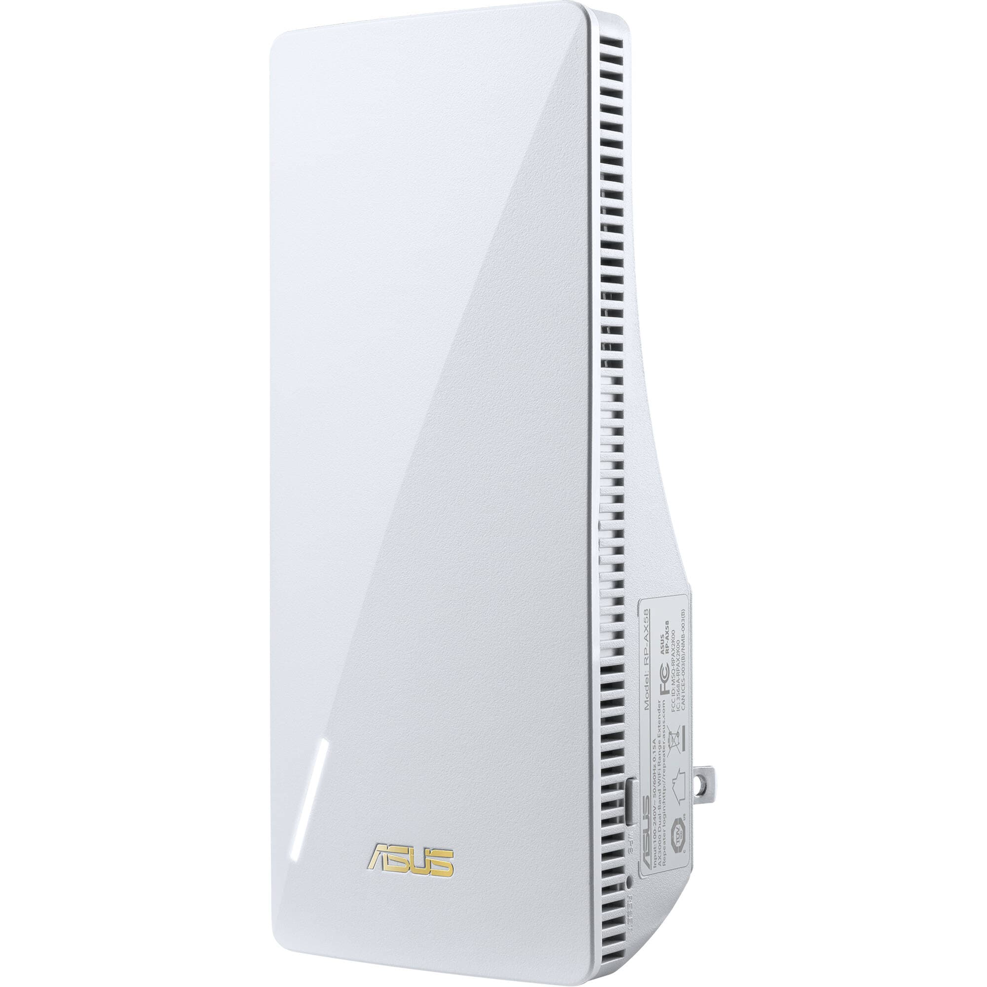 ASUS RP-AX58 AX3000 WiFi 6 range extender with Gigabit Ethernet and AiMesh support