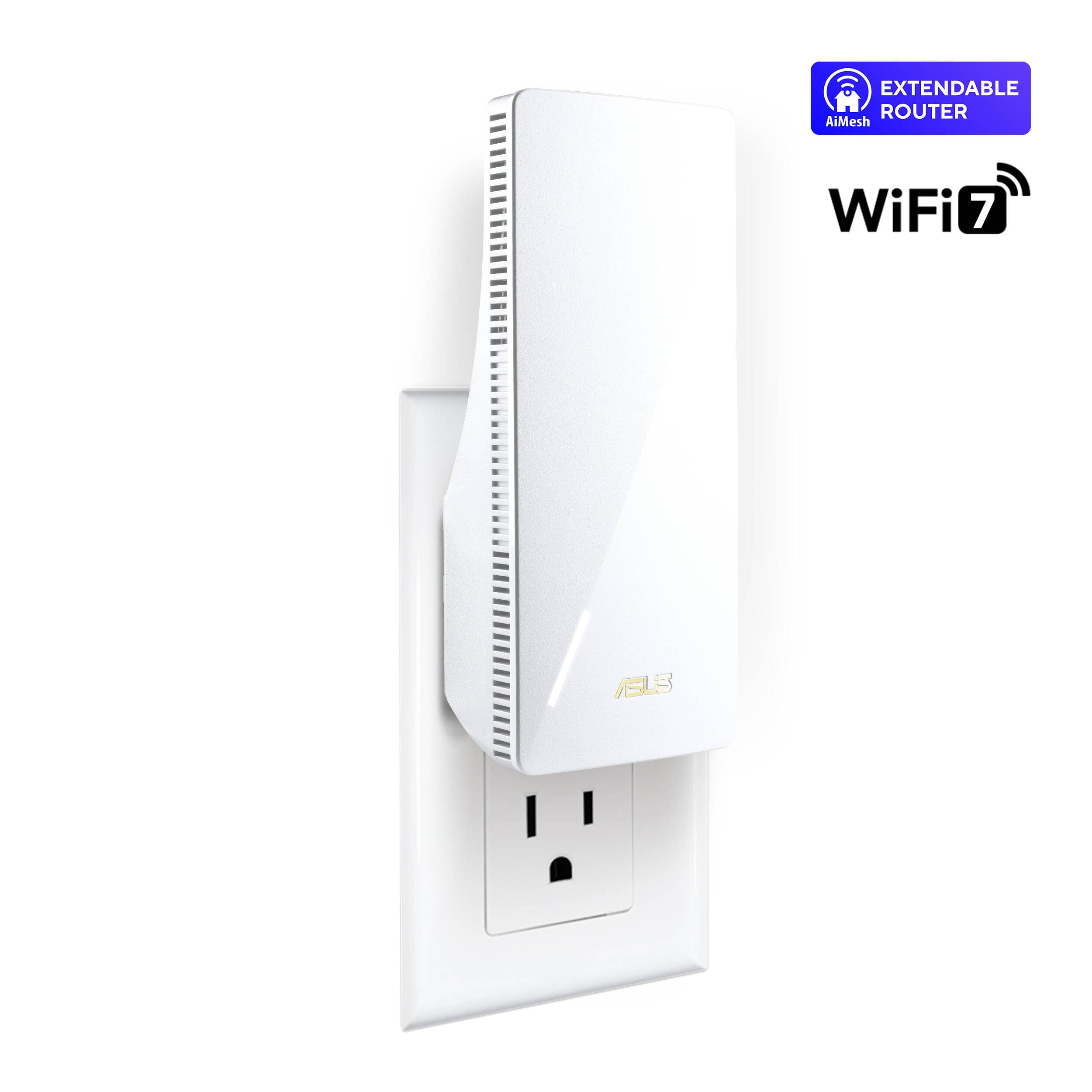 ASUS RP-BE58 BE3600 WiFi 7 range extender with AiMesh support