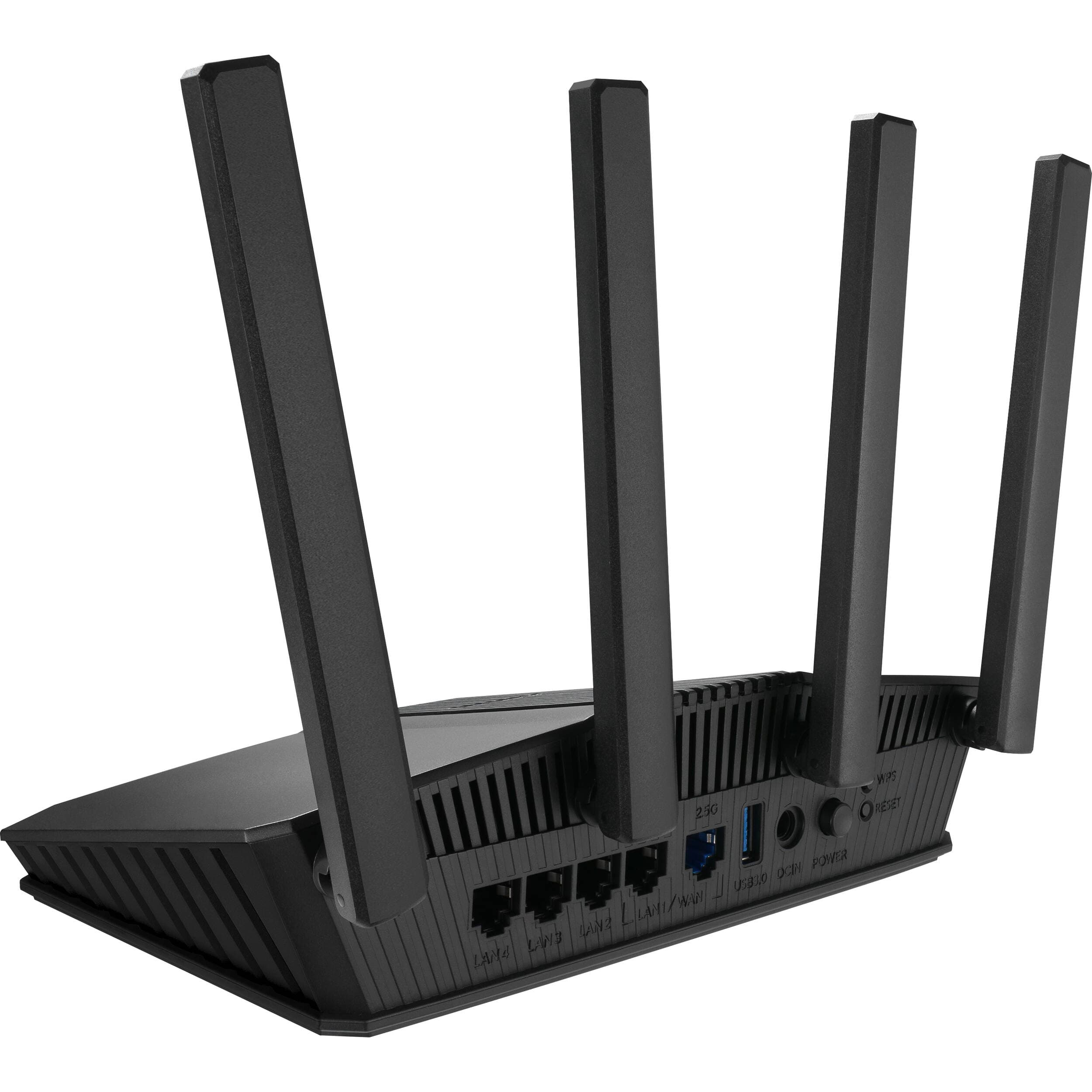 ASUS RT-BE58U Wi-Fi 7 router with 2.5G WAN/LAN port and four 1G ports