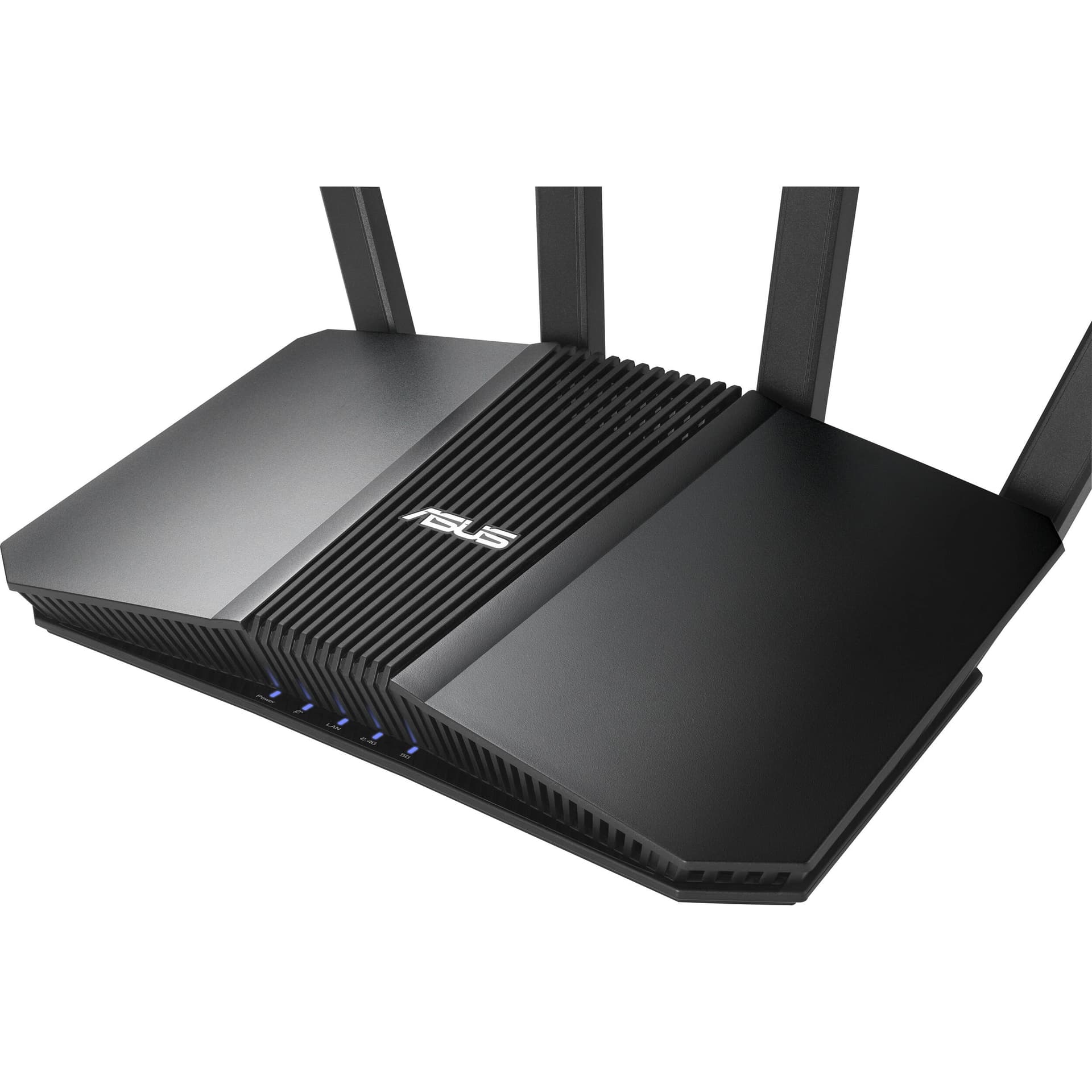 ASUS RT-BE82U dual-band Wi-Fi 7 router with five 2.5GbE ports and AiMesh support