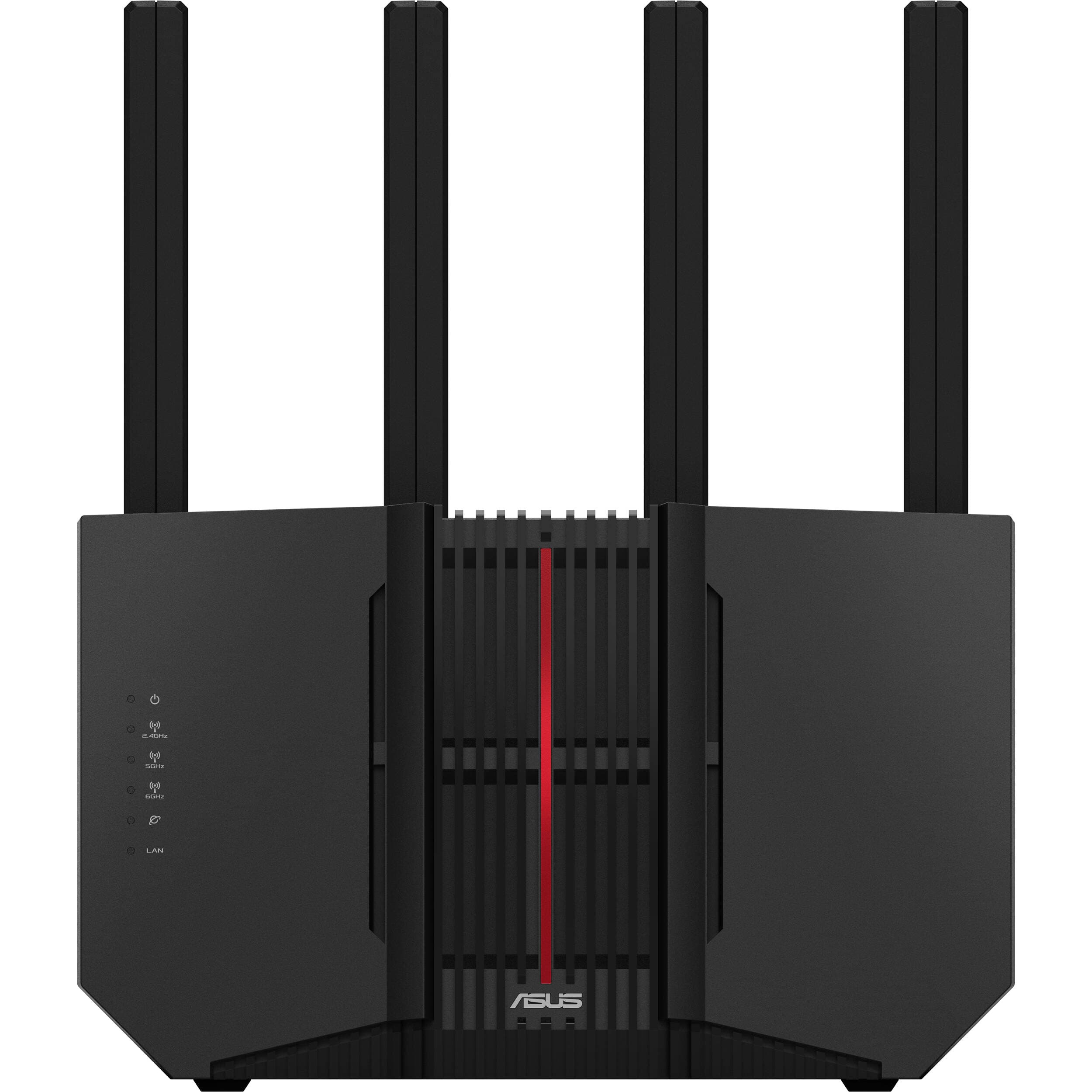 ASUS RT-BE92U WiFi 7 tri-band router with AiMesh, VPN features, and Smart Home Master