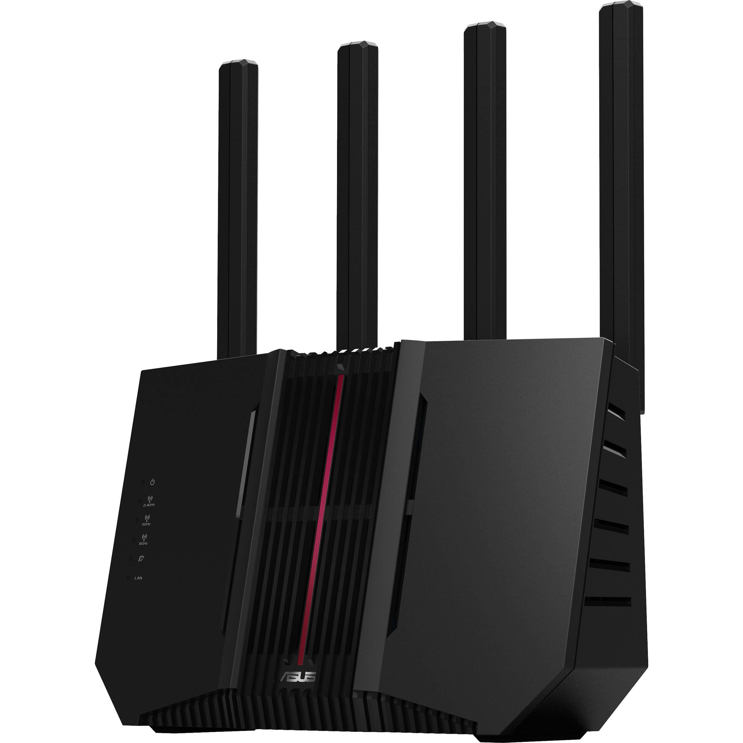 ASUS RT-BE92U WiFi 7 tri-band router with AiMesh, VPN features, and Smart Home Master