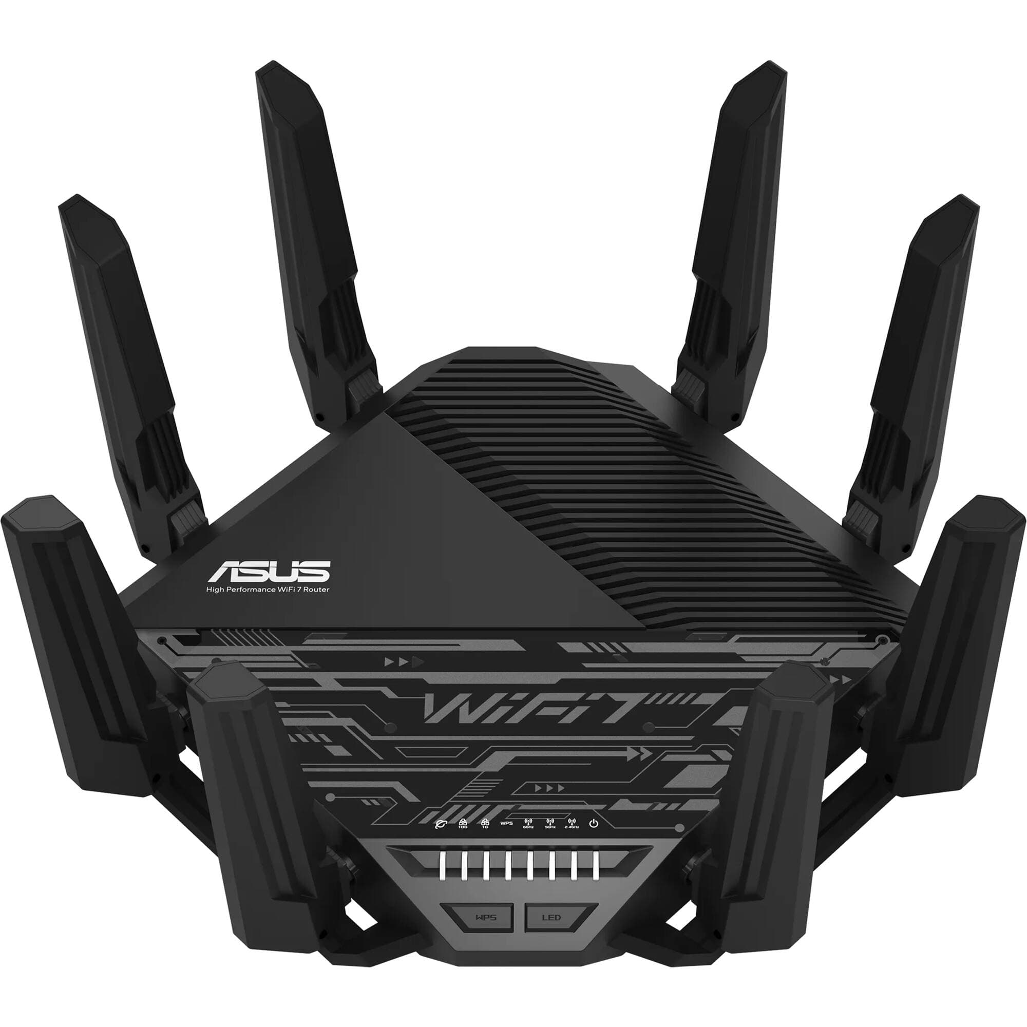 ASUS RT-BE96U WiFi 7 tri-band router with dual 10G ports and AiMesh support