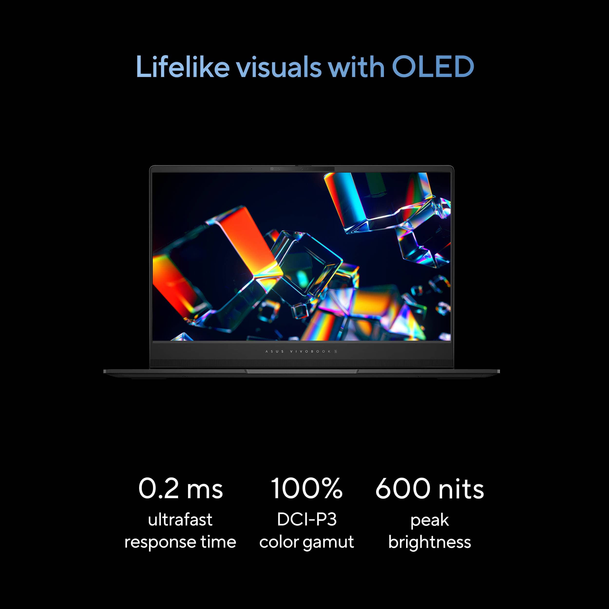 ASUS VIVOBOOK S/BLACK/16.0 WQXGA+(WQ+) NON-TOUCH/CORE ULTR 9 285H/32GB/INTEL UMA view 5