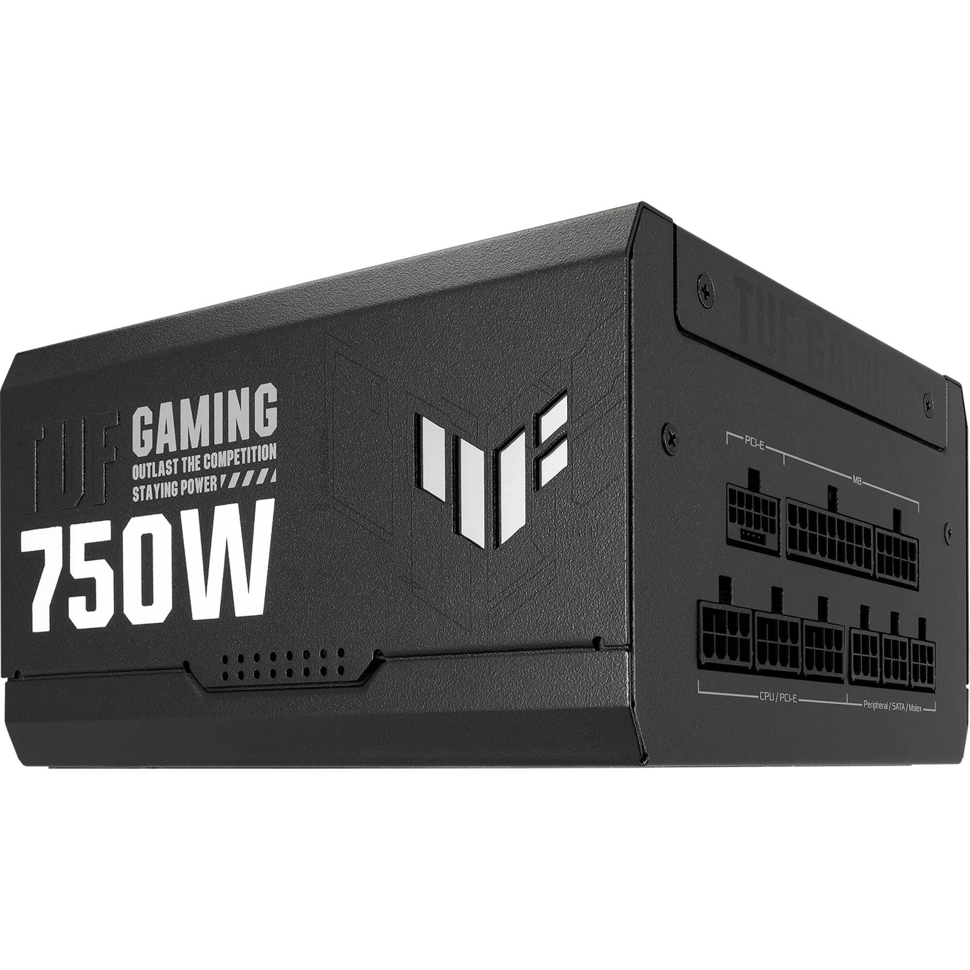 ASUS TUF Gaming 750G 750W ATX power supply with 80 PLUS Gold efficiency for gaming desktops