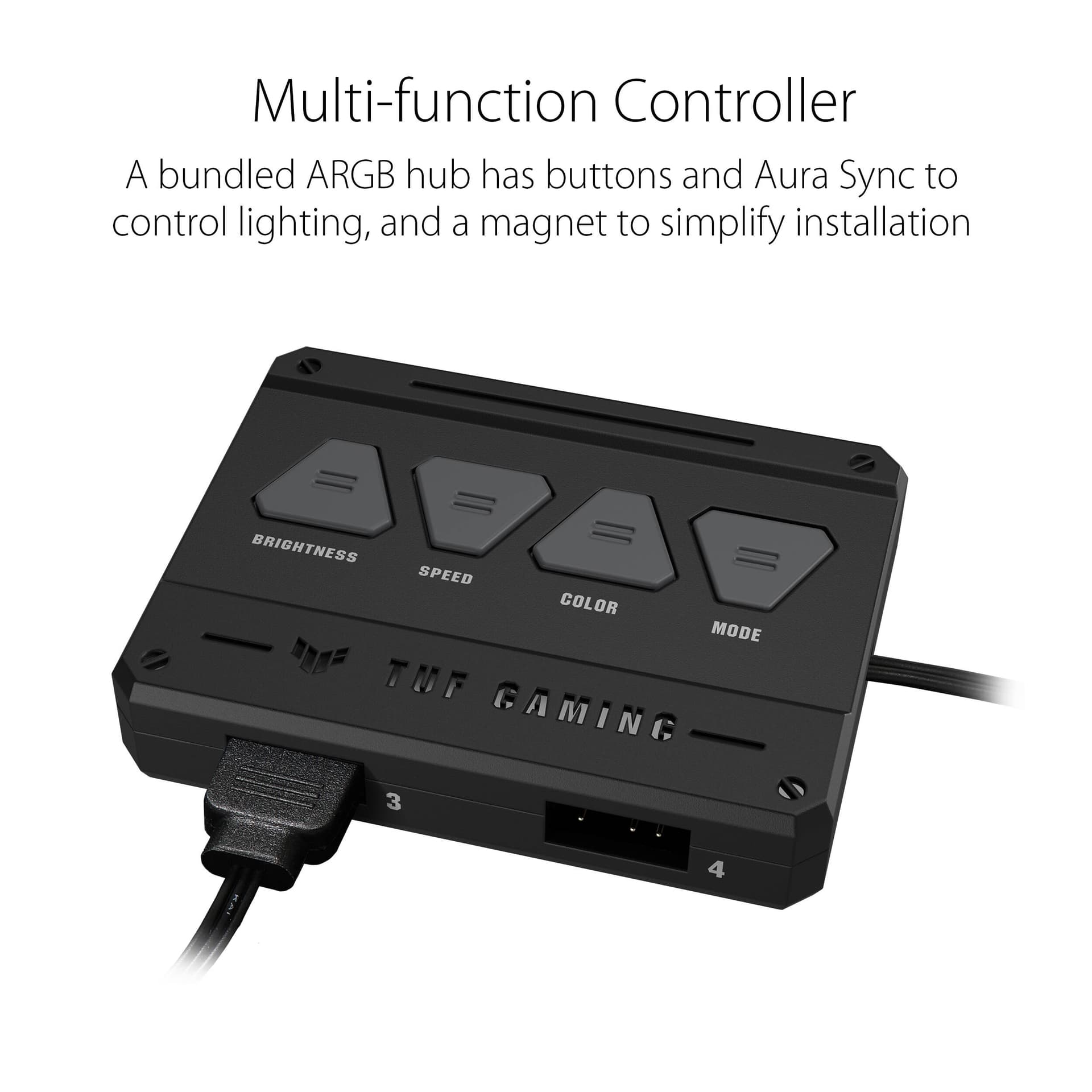 ASUS TUF GAMING TF120 ARGB 120 mm computer case fan