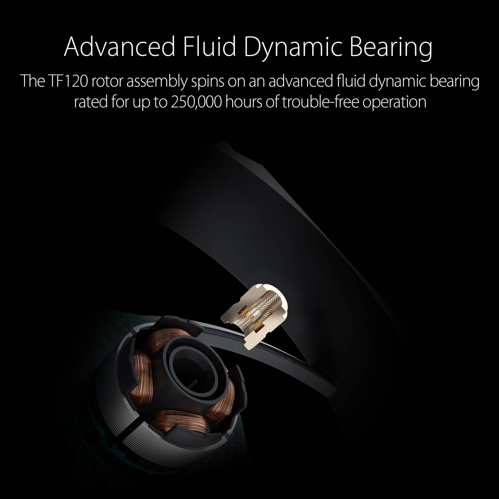 ASUS TUF GAMING TF120 ARGB 120 mm computer case fan