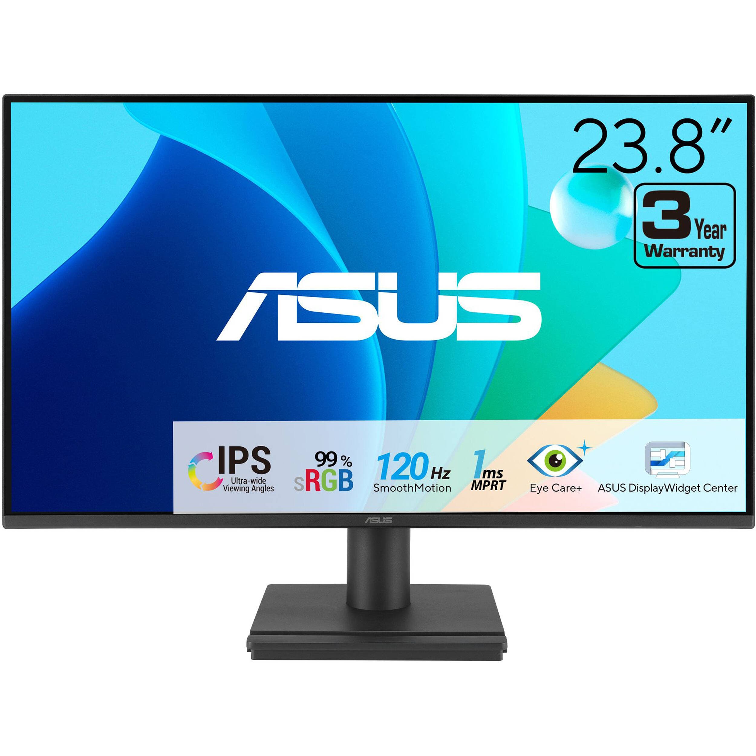 ASUS VA249HG 23.8-inch Full HD IPS monitor with frameless design and Eye Care features