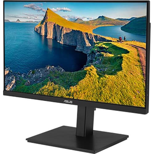 ASUS VA24ECPSN 23.8-inch Full HD IPS docking monitor with USB-C, RJ45, HDMI, and height-adjustable stand