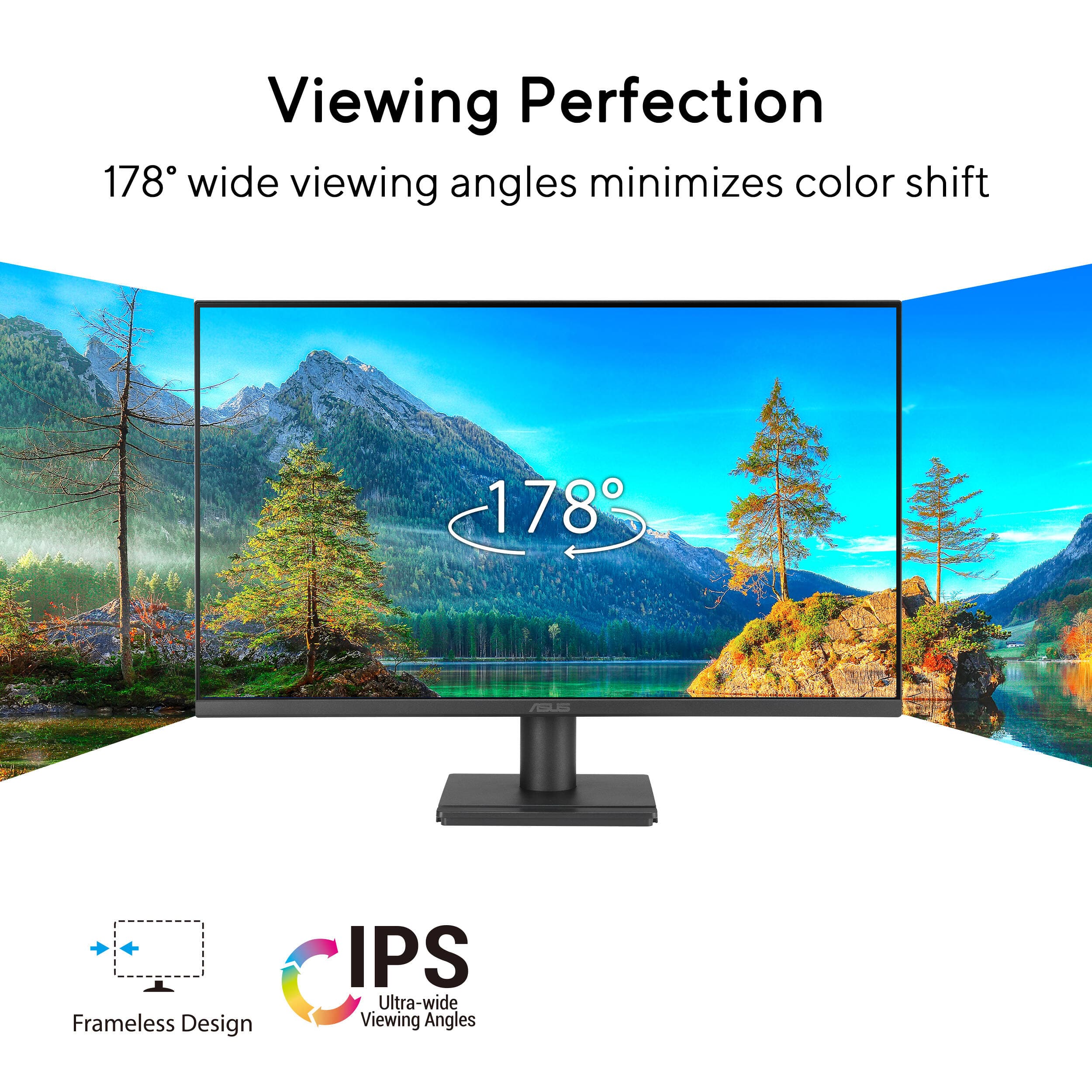 ASUS VA279HG 27-inch Full HD IPS monitor with frameless design and Eye Care features