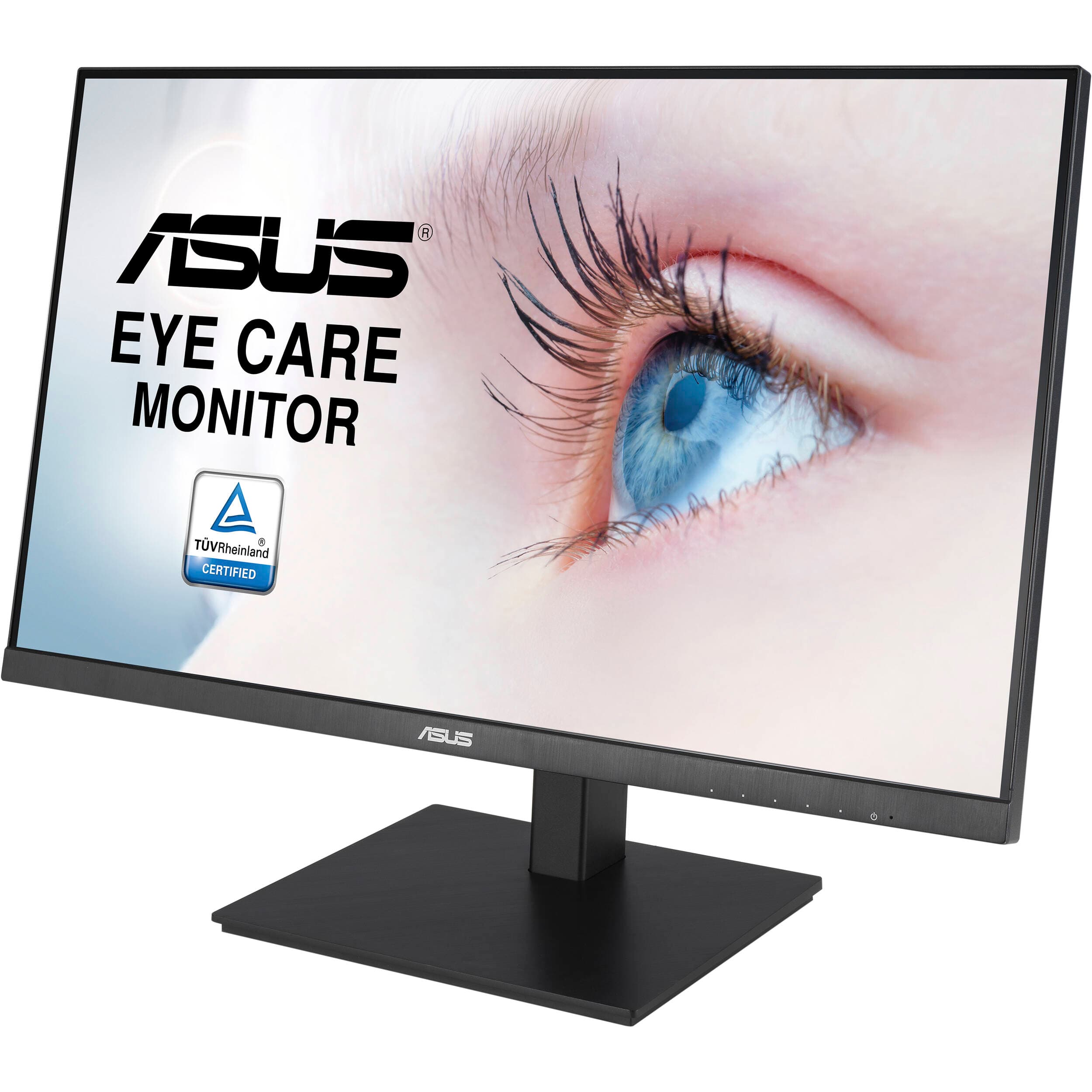 ASUS VA27DQSB 27-inch Full HD IPS monitor with frameless bezel, ergonomic stand, and VESA mount support