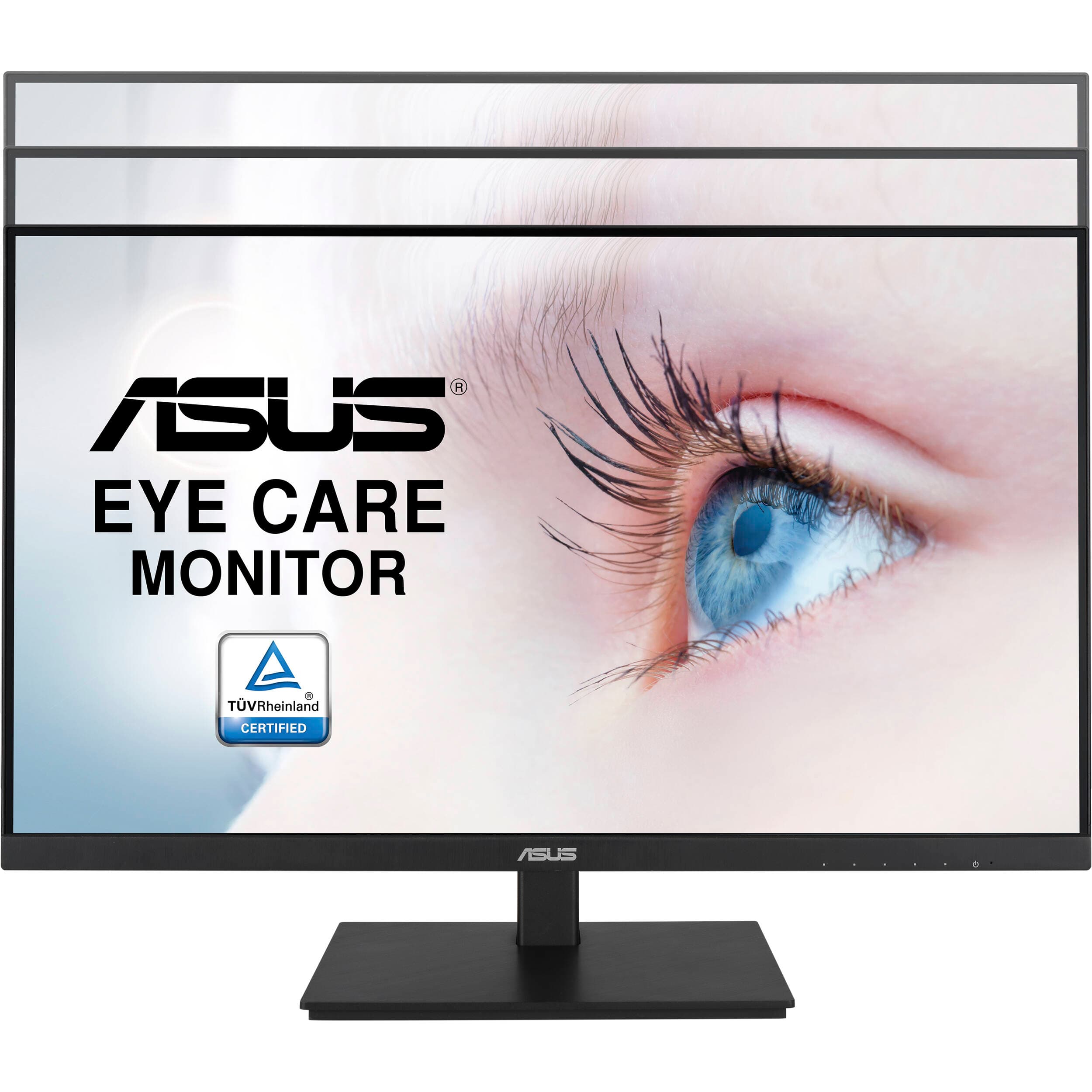 ASUS VA27DQSB 27-inch Full HD IPS monitor with frameless bezel, ergonomic stand, and VESA mount support