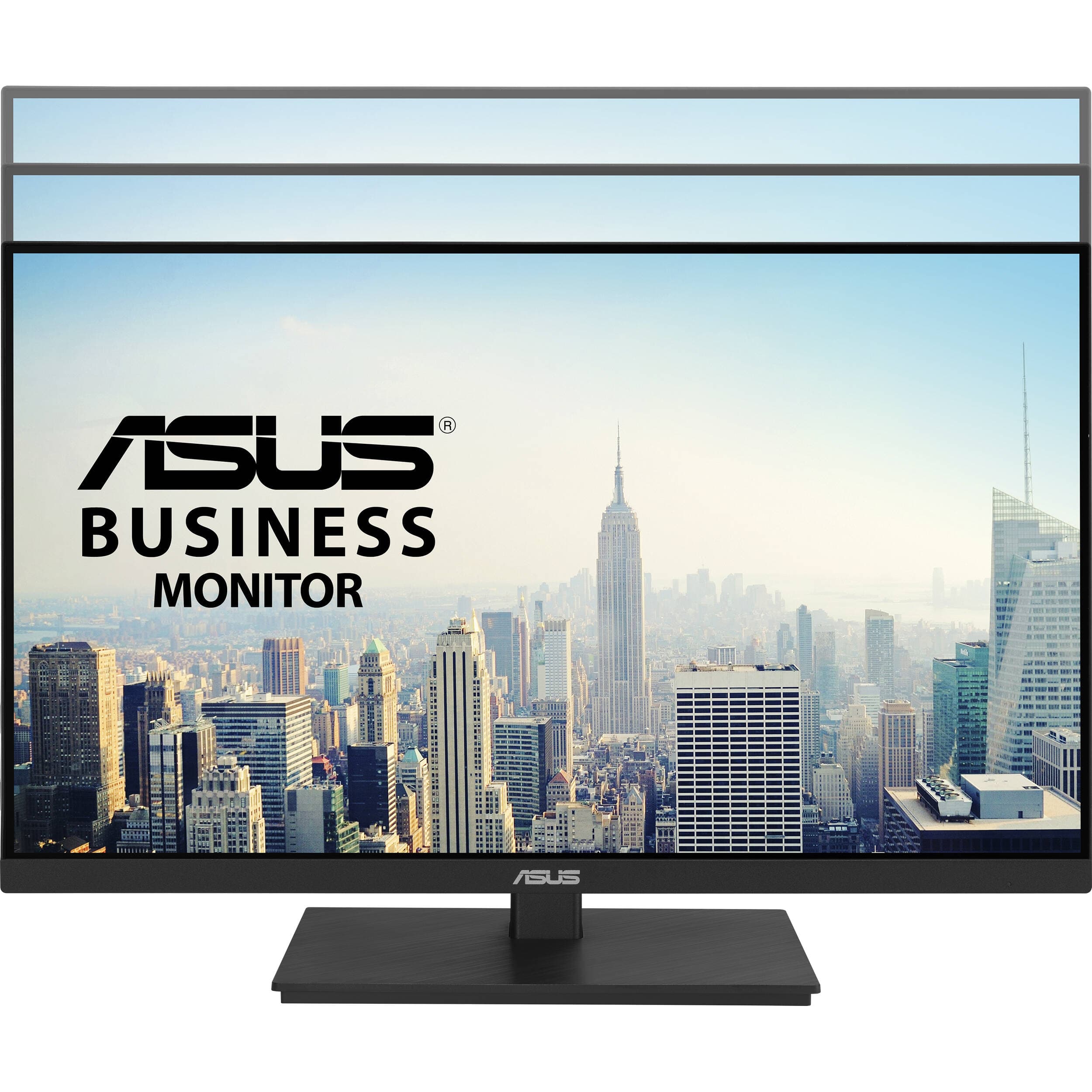 ASUS VA27ECPSN 27-inch Full HD IPS docking monitor with USB-C, RJ45, DisplayPort, HDMI, and height-adjustable stand