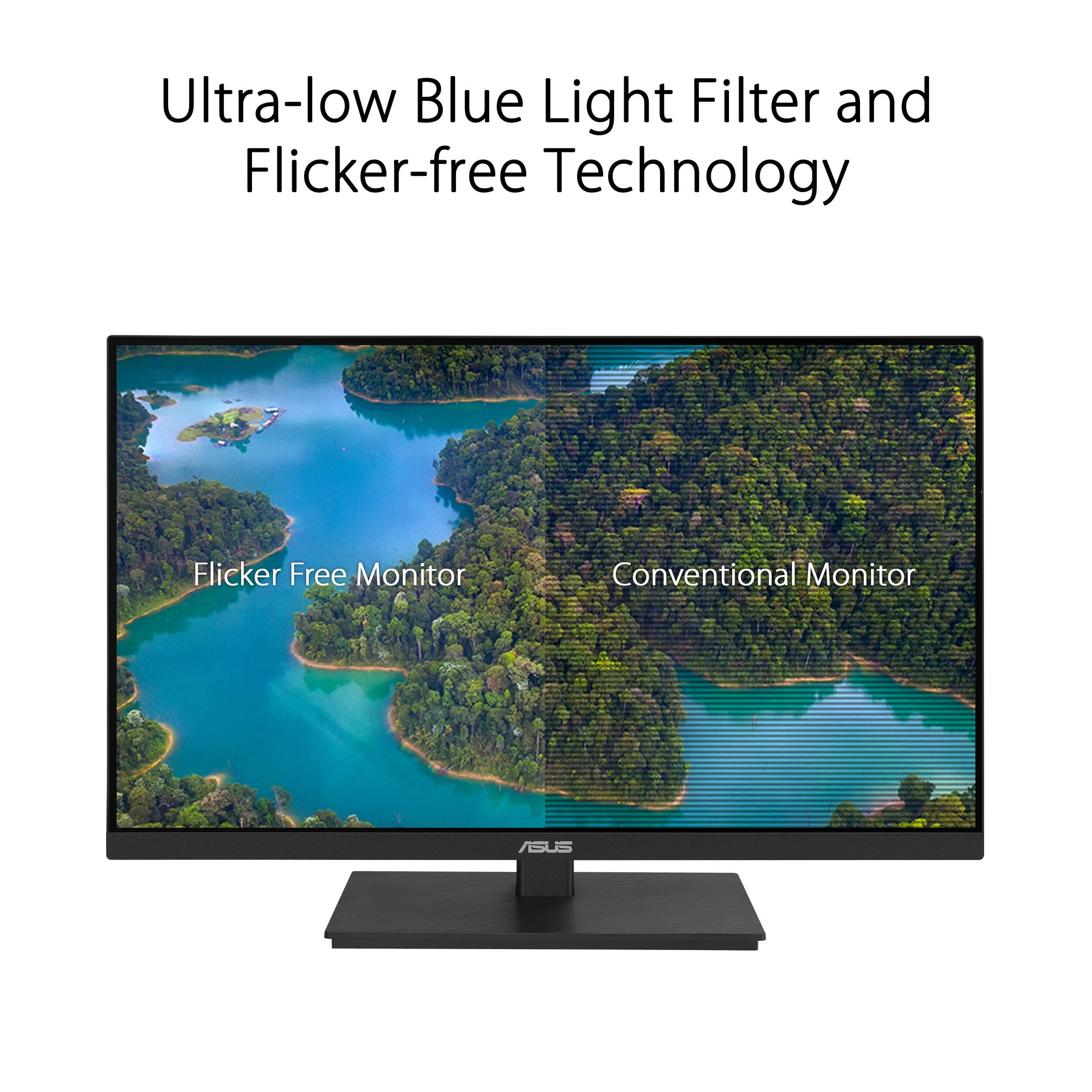 ASUS VA27ECPSN 27-inch Full HD IPS docking monitor with USB-C, RJ45, DisplayPort, HDMI, and height-adjustable stand