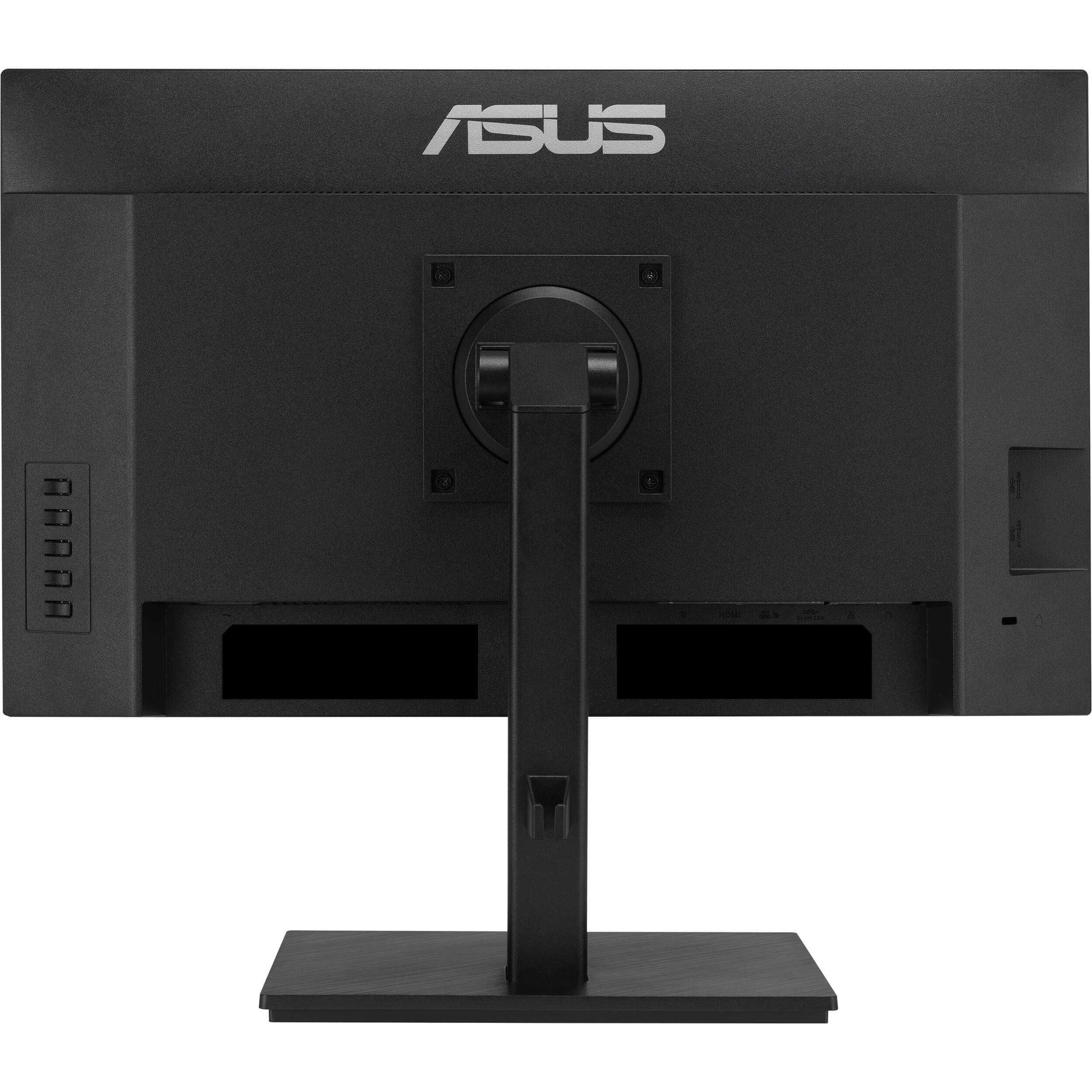 ASUS VA27ECPSN 27-inch Full HD IPS docking monitor with USB-C, RJ45, DisplayPort, HDMI, and height-adjustable stand