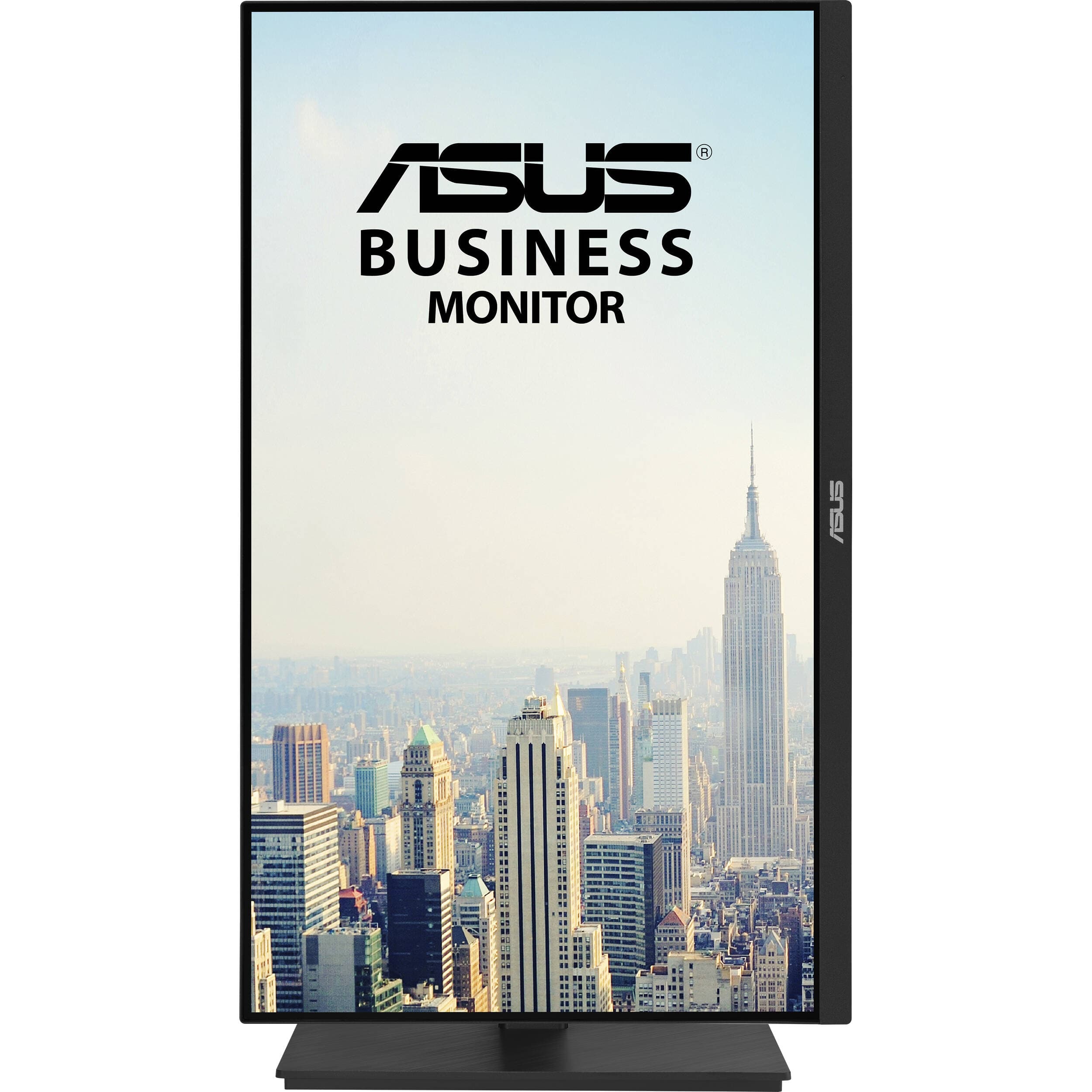 ASUS VA27ECPSN 27-inch Full HD IPS docking monitor with USB-C, RJ45, DisplayPort, HDMI, and height-adjustable stand