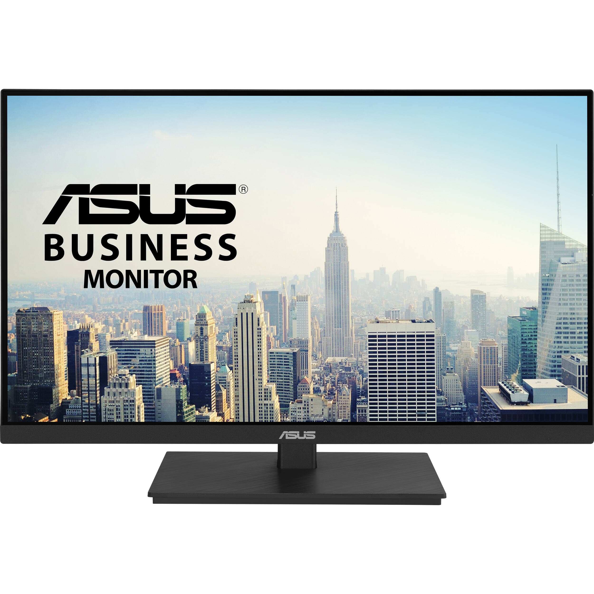 ASUS VA27ECPSN 27-inch Full HD IPS docking monitor with USB-C, RJ45, DisplayPort, HDMI, and height-adjustable stand