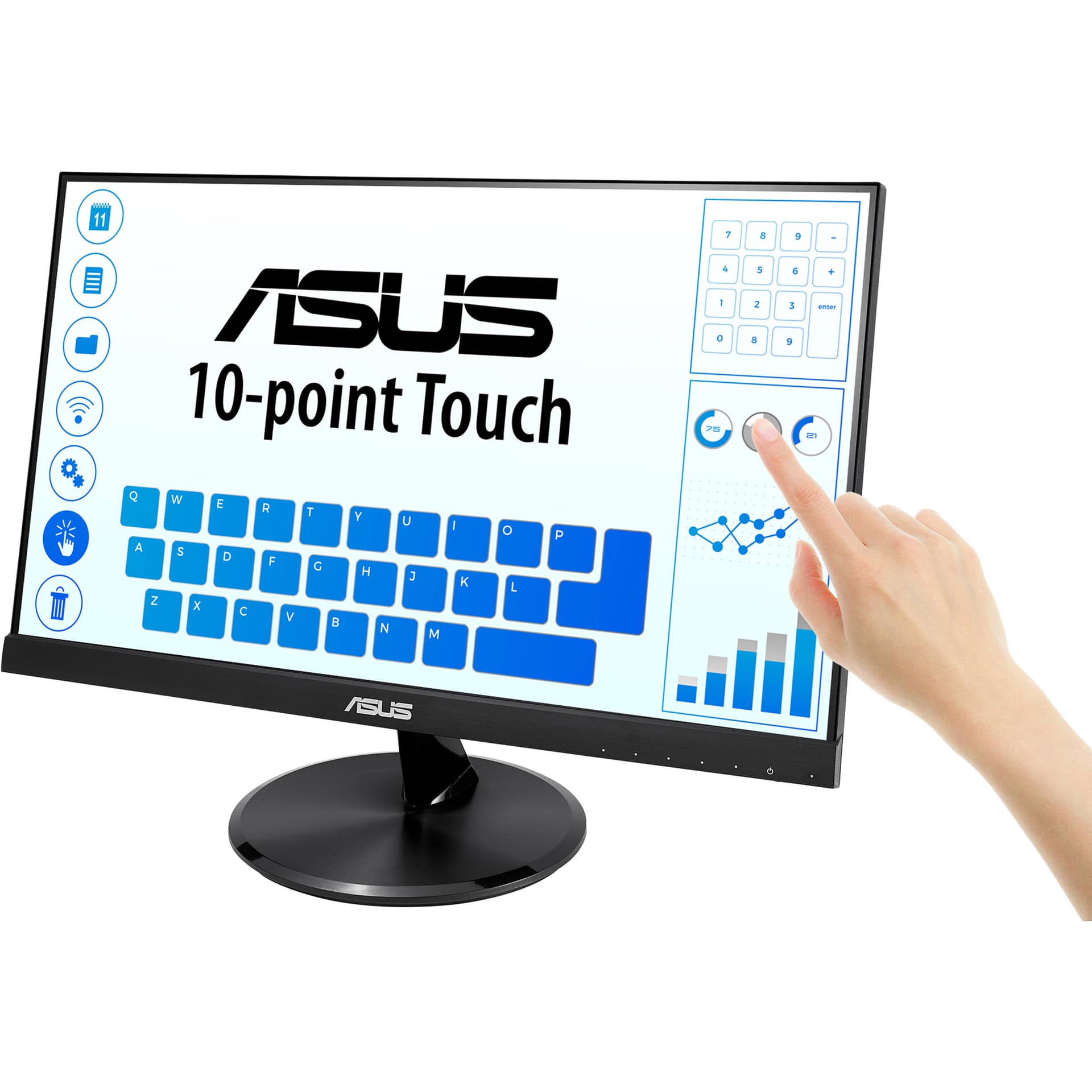 ASUS VT229H 21.5-inch Full HD IPS 10-point touch monitor with HDMI and VGA