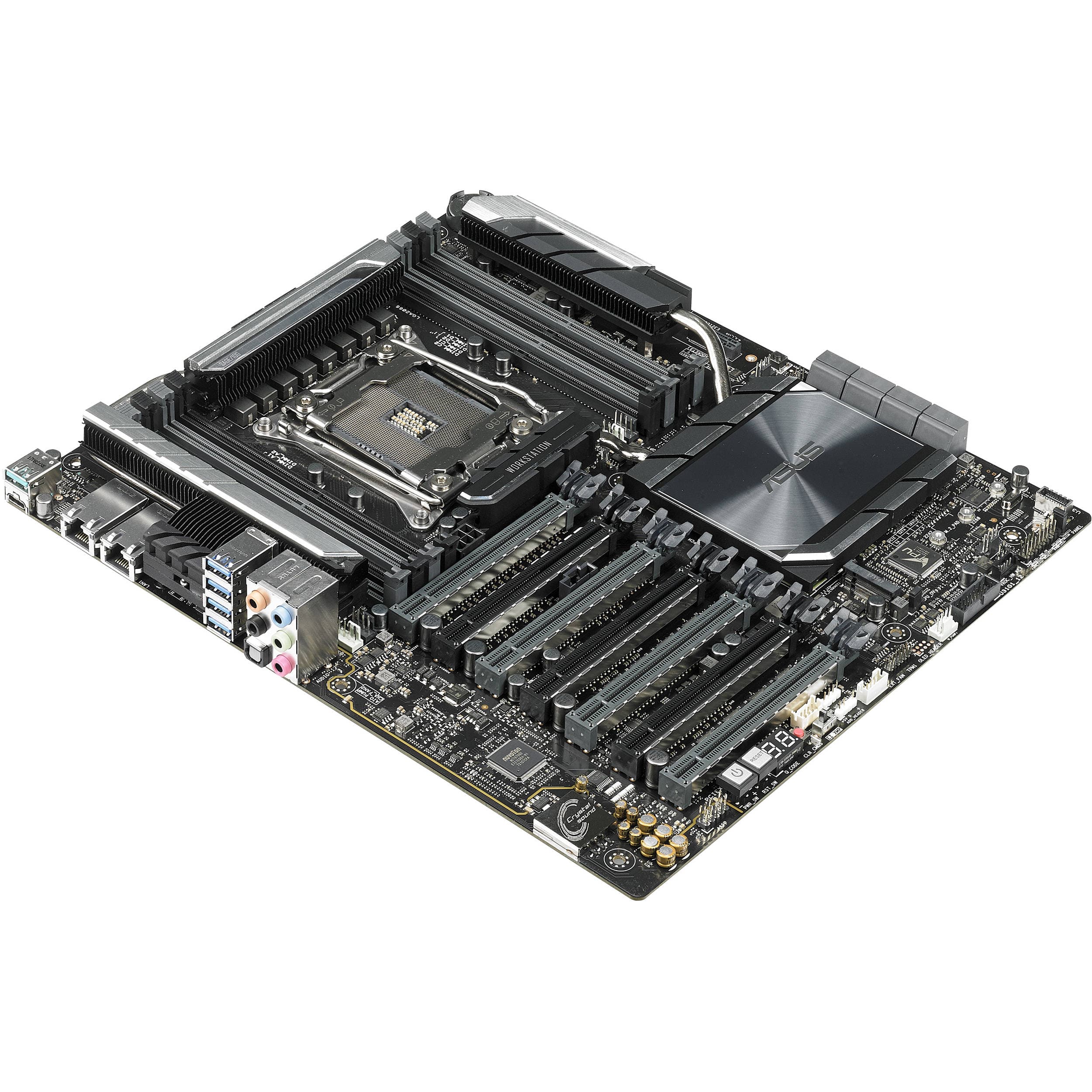 ASUS WS X299 SAGE 10G ATX workstation motherboard for LGA 2066 processors with multi-GPU support