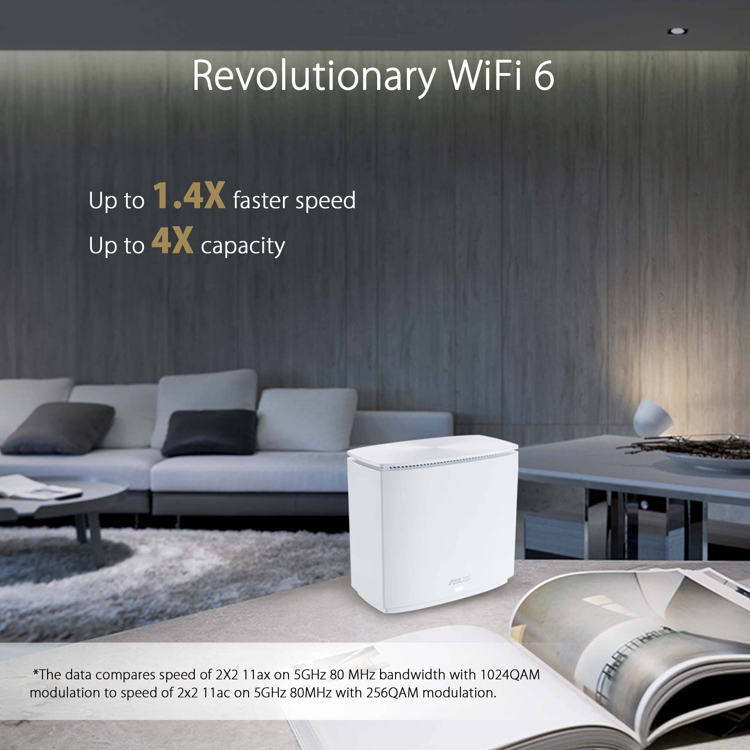 ASUS ZenWiFi AX Hybrid XC5 AX3000 mesh WiFi 6 system for whole-home coverage
