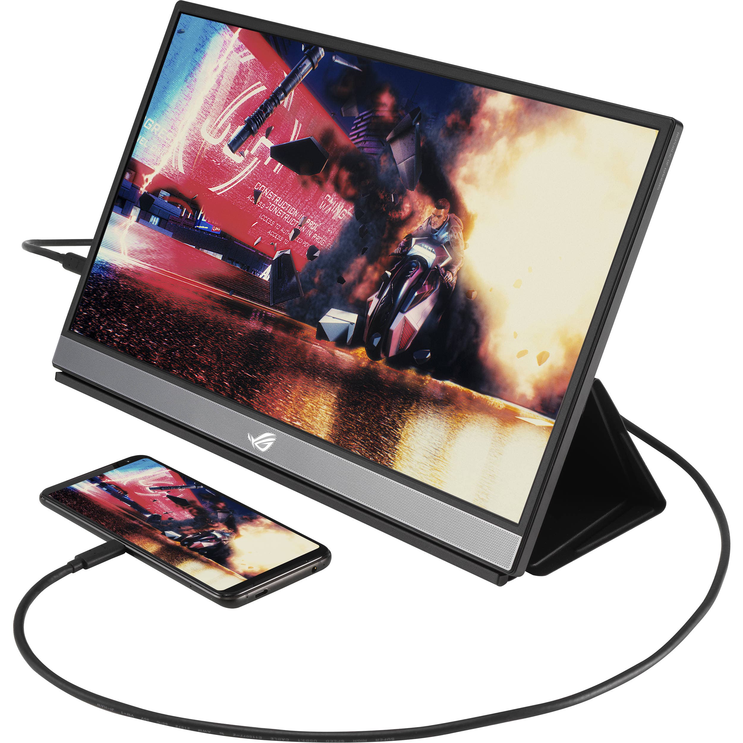 ASUS ROG Strix XG17AHPE 17.3-inch portable gaming monitor with Full HD IPS display