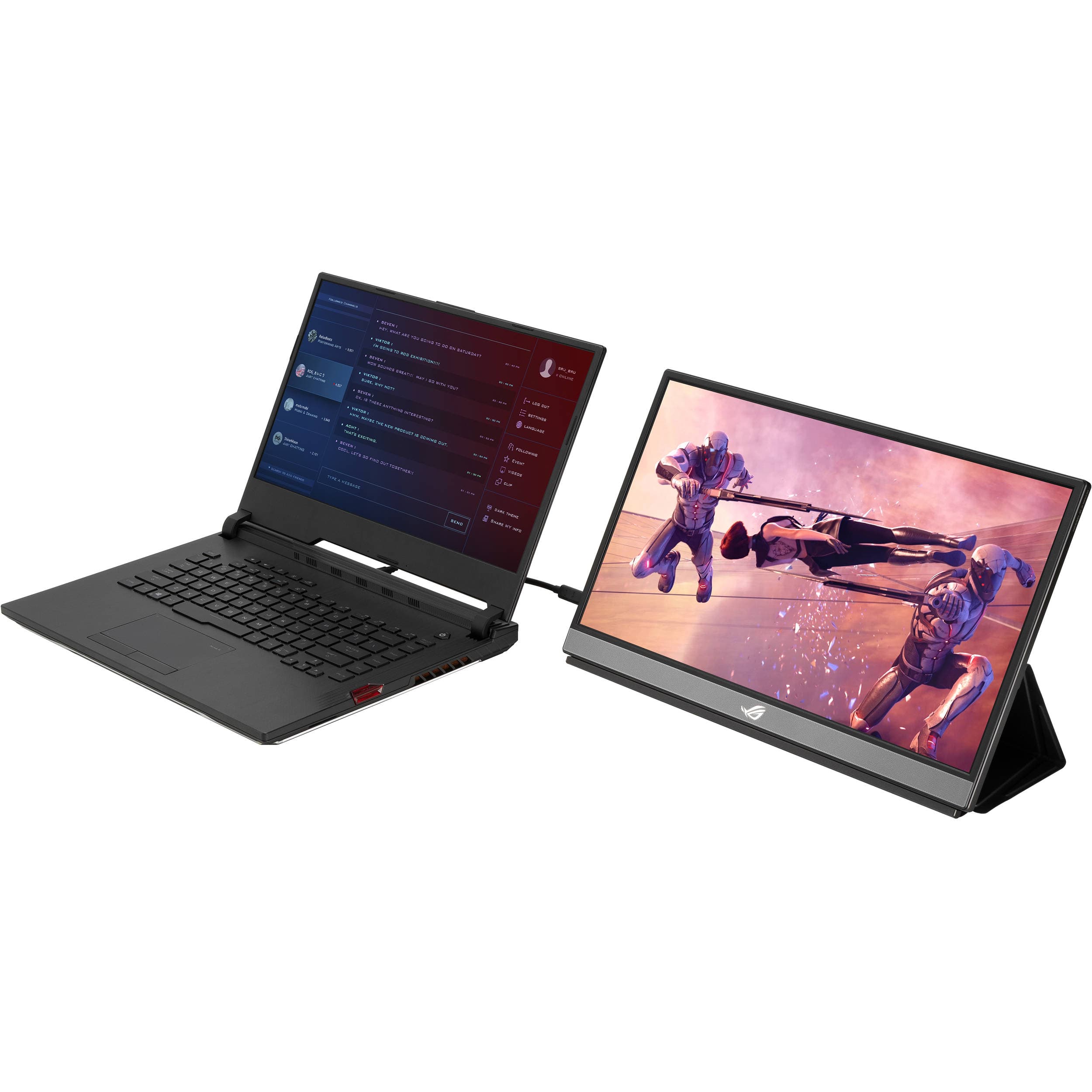 ASUS ROG Strix XG17AHPE 17.3-inch portable gaming monitor with Full HD IPS display