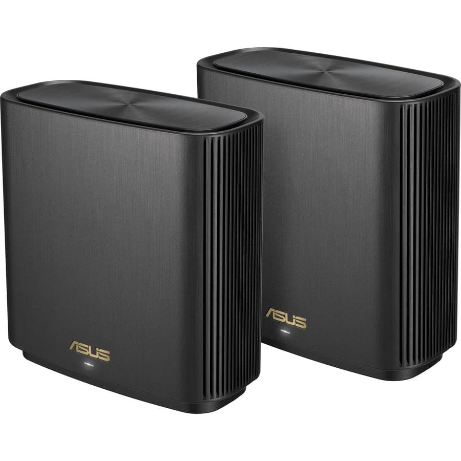 ASUS ZenWiFi AX 2-Pack Charcoal | Wi-Fi 6 Mesh, Whole-Home Coverage