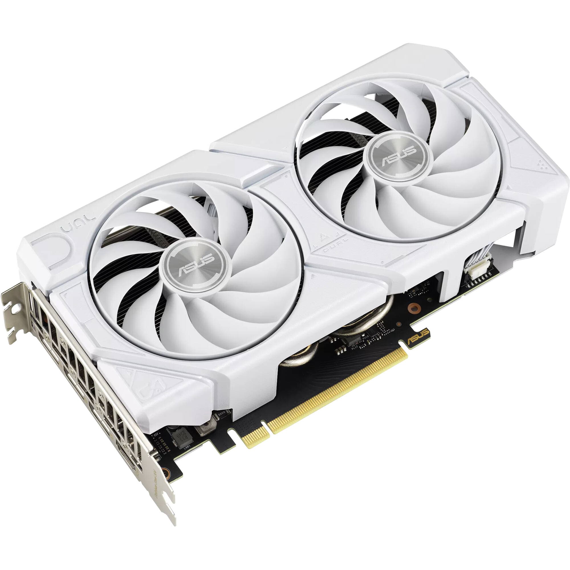 ASUS DUAL RTX 4060 O8G EVO WHITE 8GB Graphics Card | PCIe, Gaming