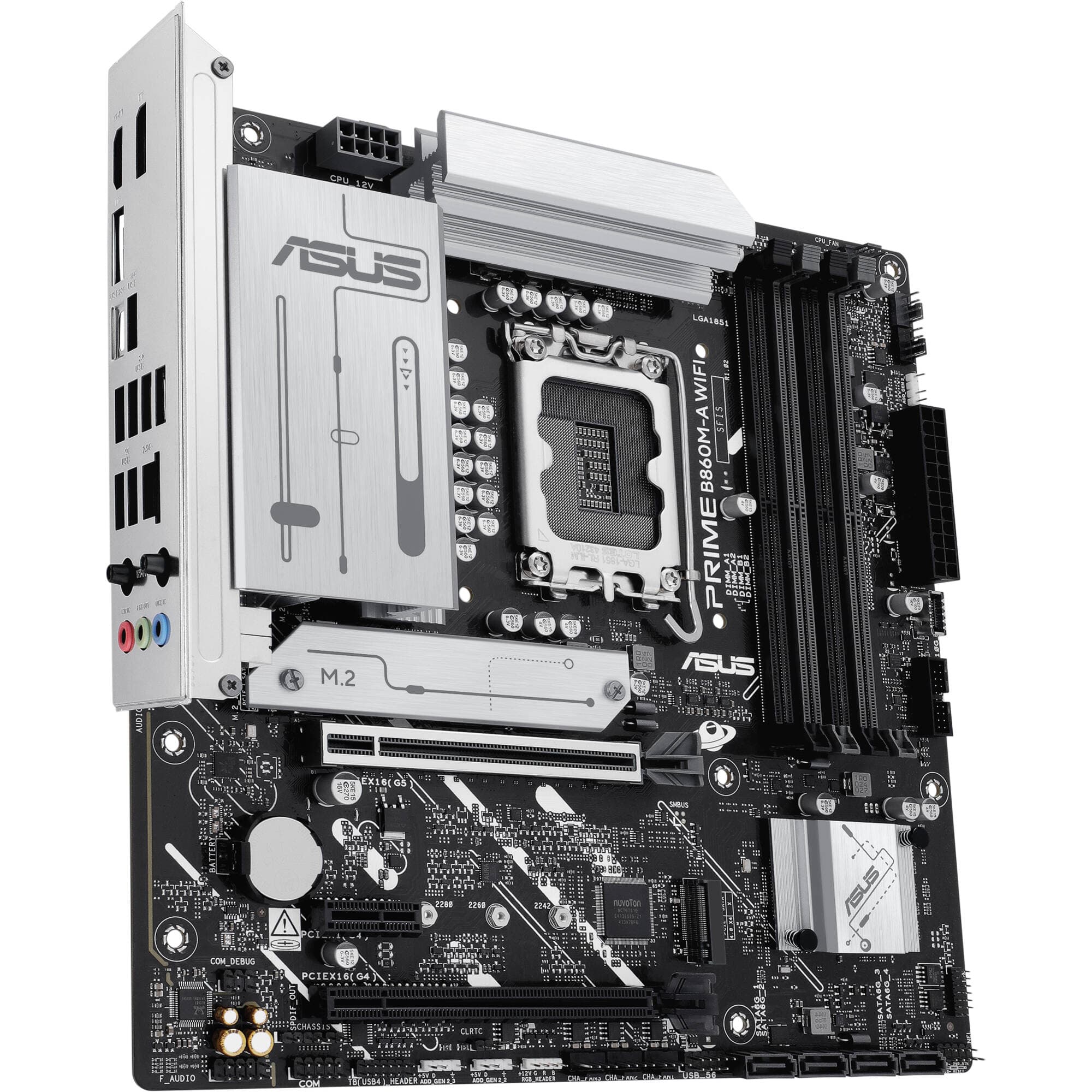 ASUS PRIME B860M-A WIFI-CSM Motherboard, LGA 1851, DDR5 | WiFi 6E, mATX