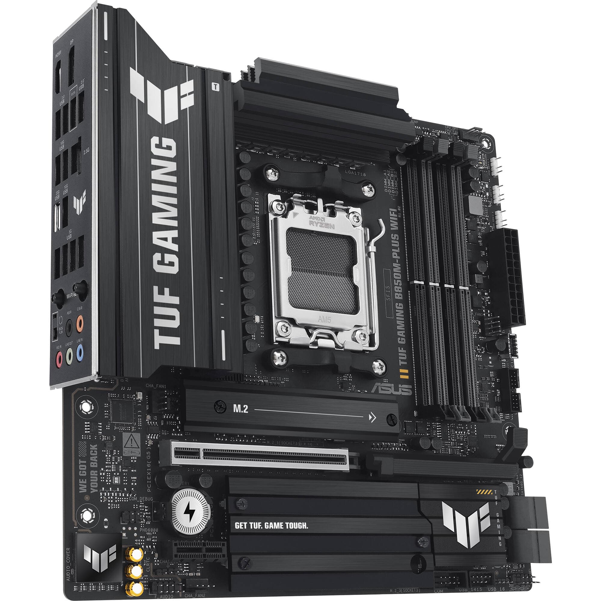 ASUS TUF GAMING B850M-PLUS WIFI Motherboard | AM5, mATX, Wi-Fi